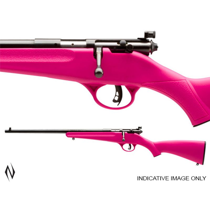 NIOA NZ | SAVAGE RASCAL SINGLE SHOT 22LR PINK LEFT HAND
